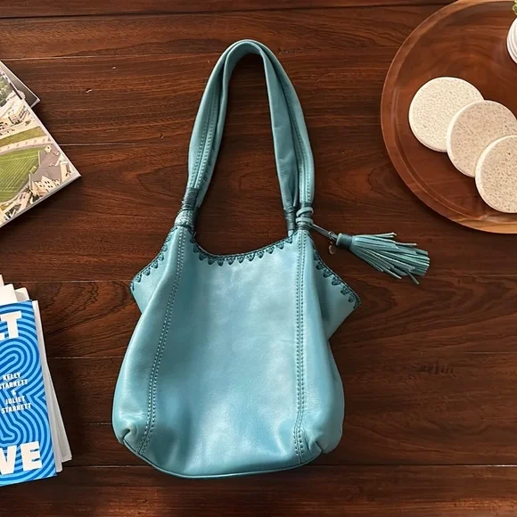 COPY - The Sak hobo style leather handbag. - Picture 1 of 4